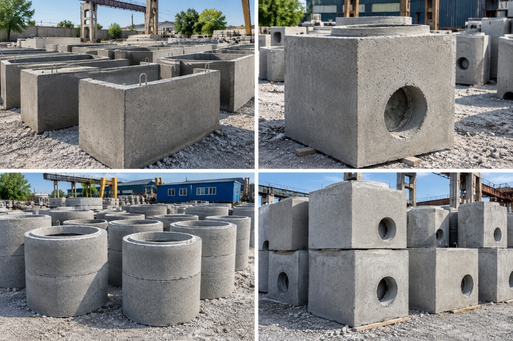 Dəmir-beton məmulatları anbarı